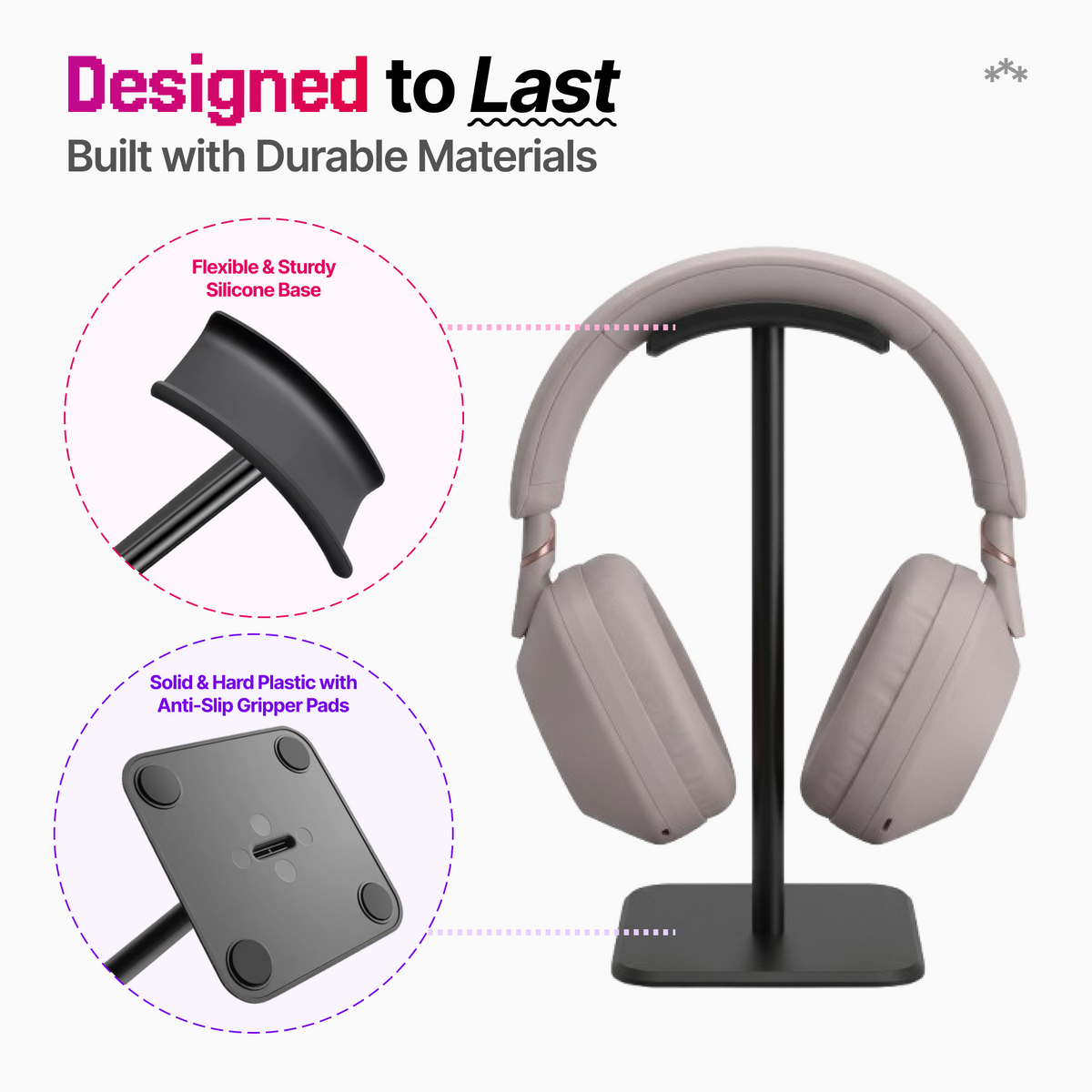 Aluminium Headphone Stand