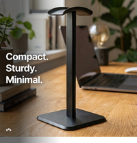 Aluminium Headphone and Phone Stand 2 in 1